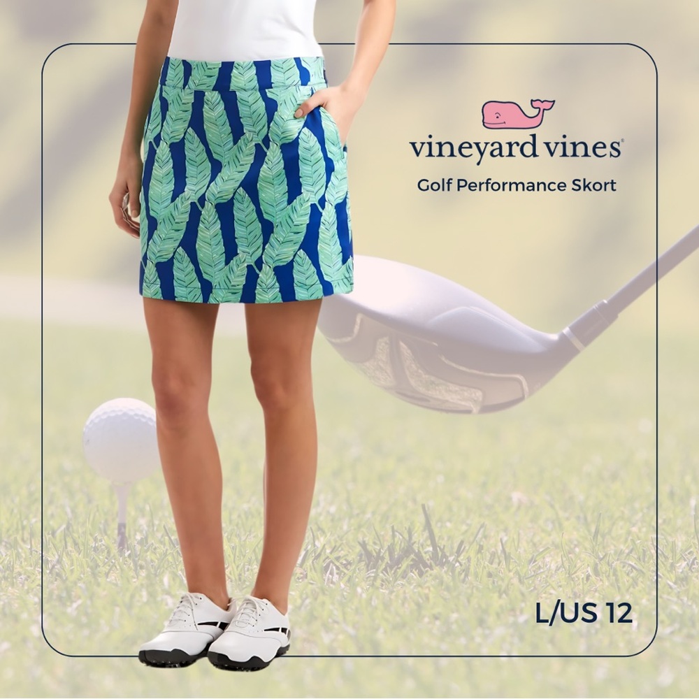 Vineyard Vines performance golf skort in size US 12/L